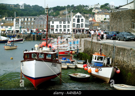 Cornwall Mevagissey Fischerhafen Stockfoto