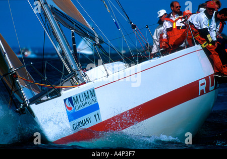 Admirals Cup internationale Yacht-Rennen Cowes Isle Of Wight England Stockfoto