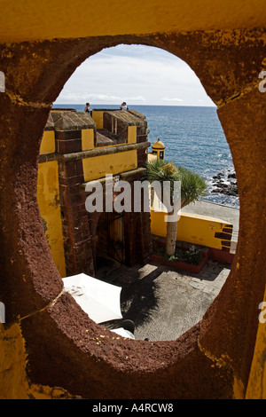 Sao Tiago Fort, Museum für zeitgenössische Kunst, Funchal, Madeira Stockfoto