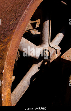 Rosten Bergbaumaschinen Stockfoto