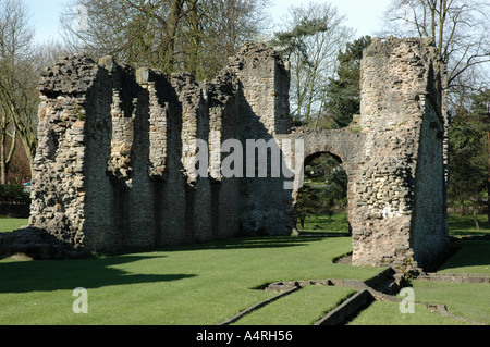 Das Priorat Ruinen am Priory Park, Dudley, West Midlands, England, UK Stockfoto