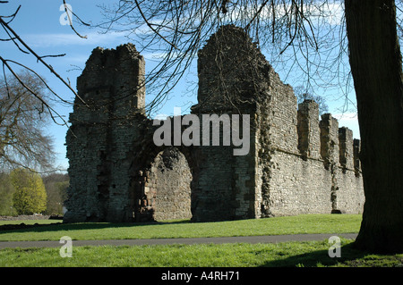 Das Priorat Ruinen am Priory Park, Dudley, West Midlands, England, UK Stockfoto