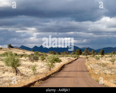 Moralana Scenic Drive in der Nähe von Wilpena Pound und der flinders Nationalpark South Australia Stockfoto