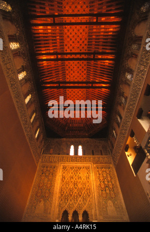 Interieur, El Transito Synagoge, El Transito, Synagoge, sephardischen Museum, Museum, Toledo, Provinz Toledo, Kastilien-La Mancha, Spanien, Europa Stockfoto