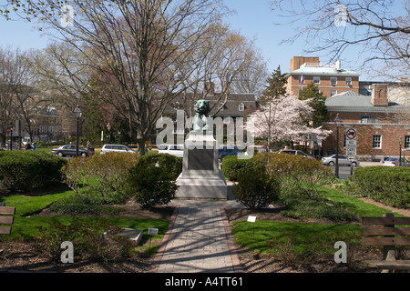Palmer-Platz liegt im Herzen von Princeton NJ rund um das Grün und historischen Nassau Rathaus Stockfoto