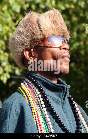 Stationäre Mann an der Speakers Corner im Londoner Hyde Park Stockfoto