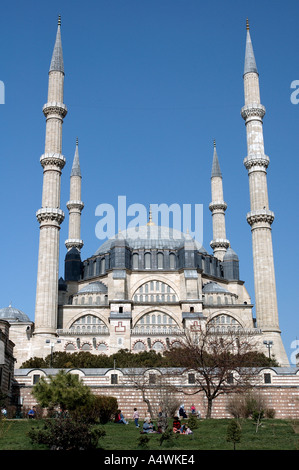 Selimiye Moschee Edirne Türkei diese Moschee wurde im Auftrag von Sultan Selim II. und wurde von den Architekten Sinan erbaut Stockfoto