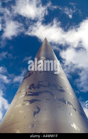 120 Meter hohen Millennium Spire O Connell Street, Dublin, Irland Stockfoto