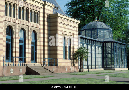 Blick auf Maurisches Landhaus in der Wilhelma Stuttgart Baden Württemberg Deutschland Stockfoto