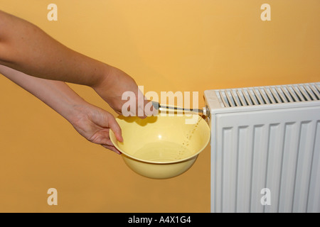 Frau Anpassung Entlüftungsventil Stockfoto