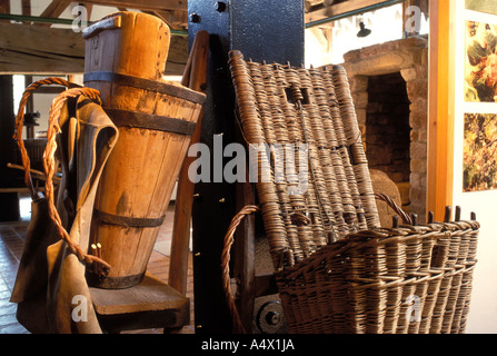 Museum des Weinbaus an der alten Kelter Uhlbach Stuttgart Baden-Württemberg Deutschland Stockfoto