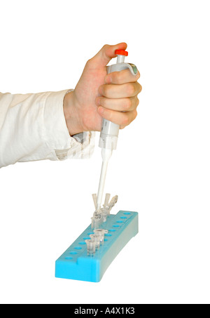 DNA-Probe-test Stockfoto