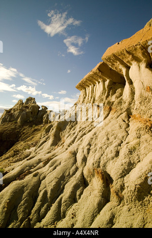 Badlands im Theodore-Roosevelt-Nationalpark in North Dakota Stockfoto