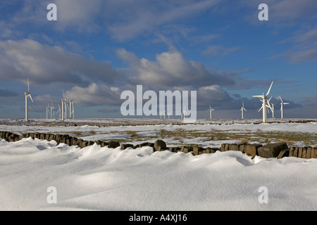 Ovenden Moor Wind Farm Wainstalls Halifax UK Stockfoto