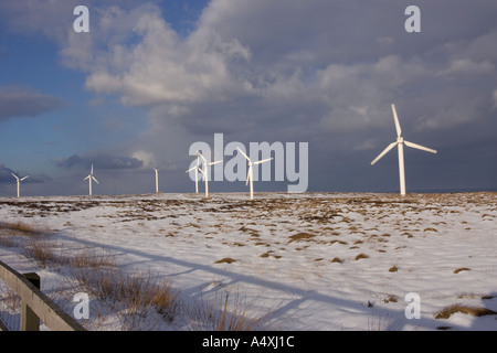 Ovenden Moor Wind Farm Wainstalls Halifax UK Stockfoto