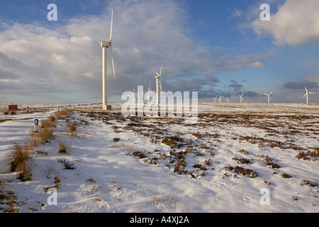 Ovenden Moor Wind Farm Wainstalls Halifax UK Stockfoto