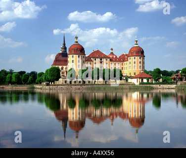 DE - Sachsen: Moritzburg Castle in der Nähe von Dresden Stockfoto