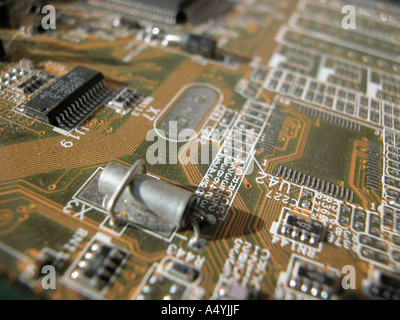 Computer motherboard Stockfoto