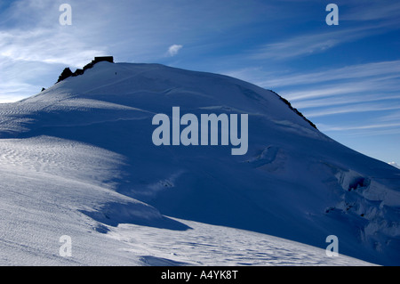 Capanna Regina Margherita die höchste Berghütte Europas bei 4 556 m 14 947 Füße Monterosa Stockfoto