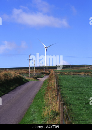 Dh Wind Turbine Strom Großbritannien Wind Turbine NEG Burgar Hill Evie Orkney Stockfoto