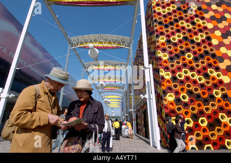 Global 3 Common und Spanien Pavillon auf der Weltausstellung Expo 2005 in Aichi, Japan Stockfoto