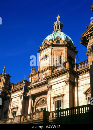 dh Bank of Scotland Headquarters THE MOUND EDINBURGH HBOS Domed Roof achteckige Trommelturm Architektur Stockfoto
