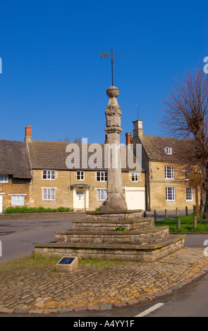 Elizabethan Markt cross Hall Hill Brigstock Northamptonshire, England Stockfoto