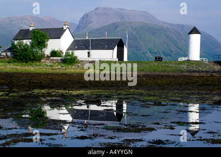 Caledonian Canal Eingang Corpach Schottland Stockfoto