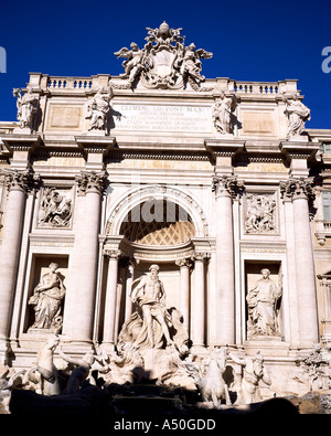 Fontana di Trevi, Rom, Italien Stockfoto