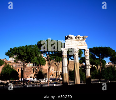 Das Forum Rom Italien Stockfoto