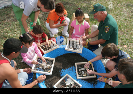 Miami Florida, Homestead, Biscayne National Park, Natur, Erholung, Archäologie Ausstellung, Hispanic Latin Latino ethnische Einwanderer mino Stockfoto