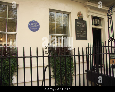 Londoner Berkeley Square Nr. 50 Berkeley Square Stockfoto