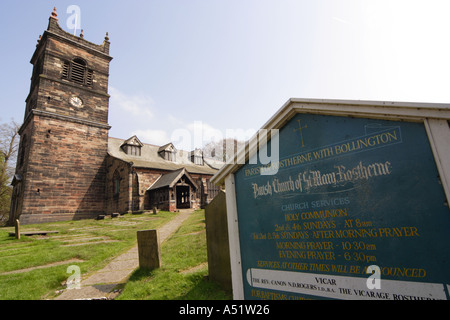 Pfarrkirche Saint Marys Rostherne Cheshire UK Stockfoto