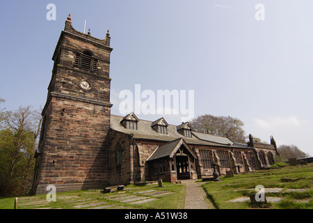 Pfarrkirche Saint Marys Rostherne Cheshire UK Stockfoto