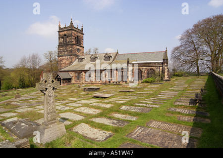 Pfarrkirche Saint Marys Rostherne Cheshire UK Stockfoto