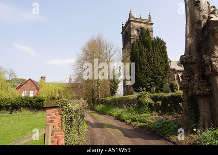 Pfarrkirche Saint Marys Rostherne Cheshire UK Stockfoto