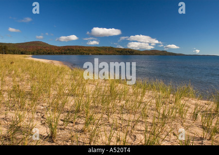 Herbst auf Bete Grise Bay am Lake Superior Keweenaw-Halbinsel obere Halbinsel Michigan Stockfoto