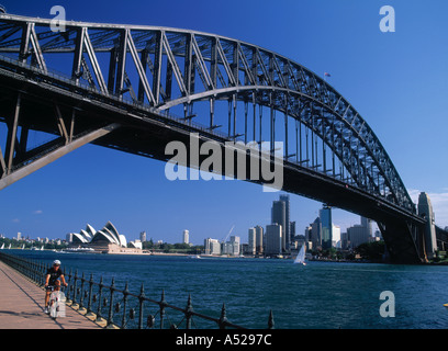 Harbour Bridge & Opera House, Sydney, Australien Stockfoto