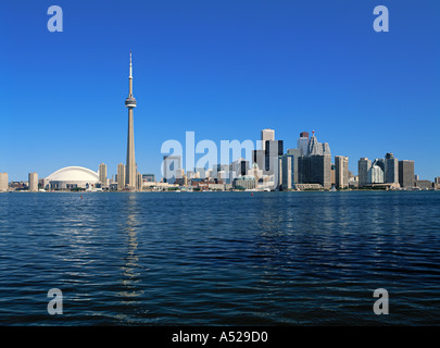 Toronto & CN Tower, Ontario, Kanada Stockfoto