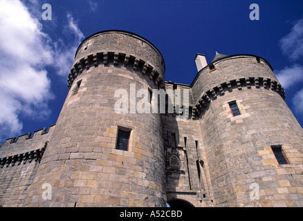 Stadtmauer von Guerande, Loire Atlantique, Bretagne, Frankreich Stockfoto