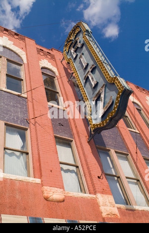 Das Ritz Theater in alte Stadt Brunswick Georgia wurde 1989 als das Grand Opera House Theater gebaut. Stockfoto