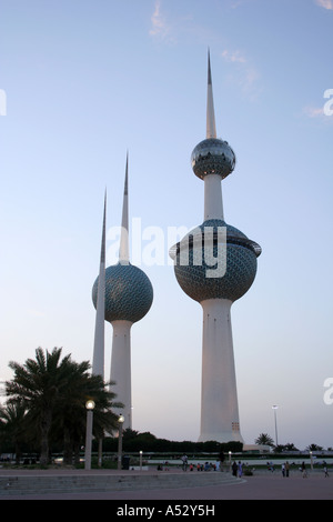 Kuwait-Türme Stockfoto