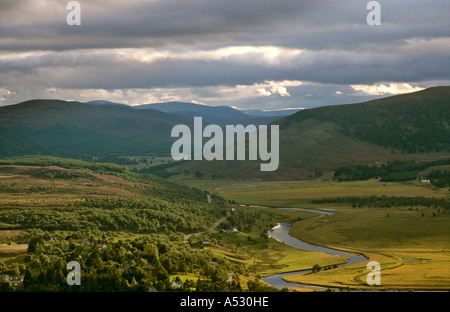 Tal des Dee in der Nähe von braemar Schottland Stockfoto