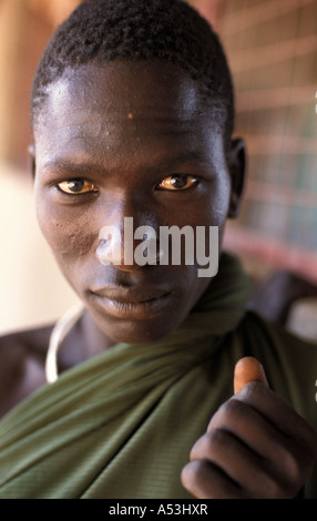 Painet ha0836 5998 Süd Sudan Toposa Mann männlich Nanyangacor Land entwickeln Nation wirtschaftlich weniger entwickelte Kultur Stockfoto