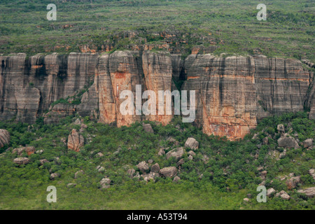 Luftaufnahme von Lightning träumen von einem kleinen Flugzeug des Kakadu National Park Stockfoto