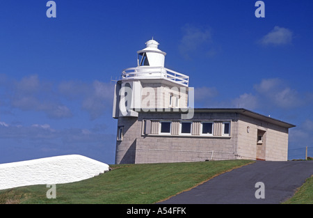 Bull Point Lighthouse, Mortehoe. Westen des Landes. Devon. XPL 4770-447 Stockfoto