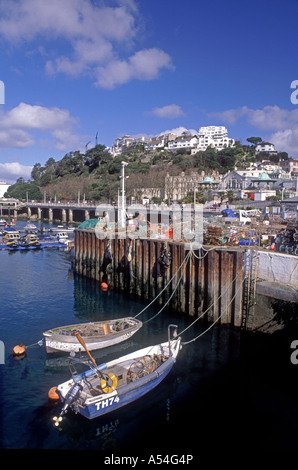 Torquay Ferienort befindet sich in der South Hams an der englischen Riviera in South Devon.  XPL 4743-445 Stockfoto