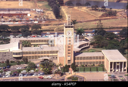 Die Generalversammlung oder Häuser des Parlaments Nairobi Kenia in Ostafrika Stockfoto