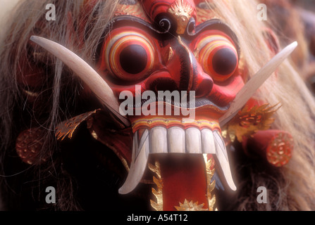 Balinesische Barong-Maske auf der Insel Bali in Indonesien Südost-Asien Stockfoto