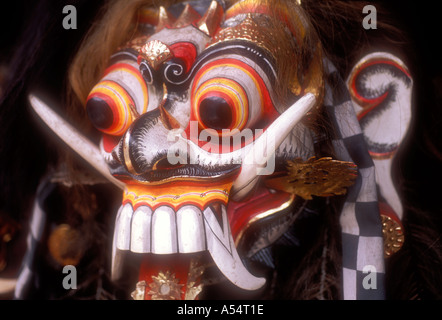 Balinesische Barong-Maske auf der Insel Bali in Indonesien Südost-Asien Stockfoto